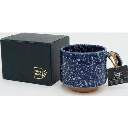 Chips Stack Mug Splash Navy-White 280ml